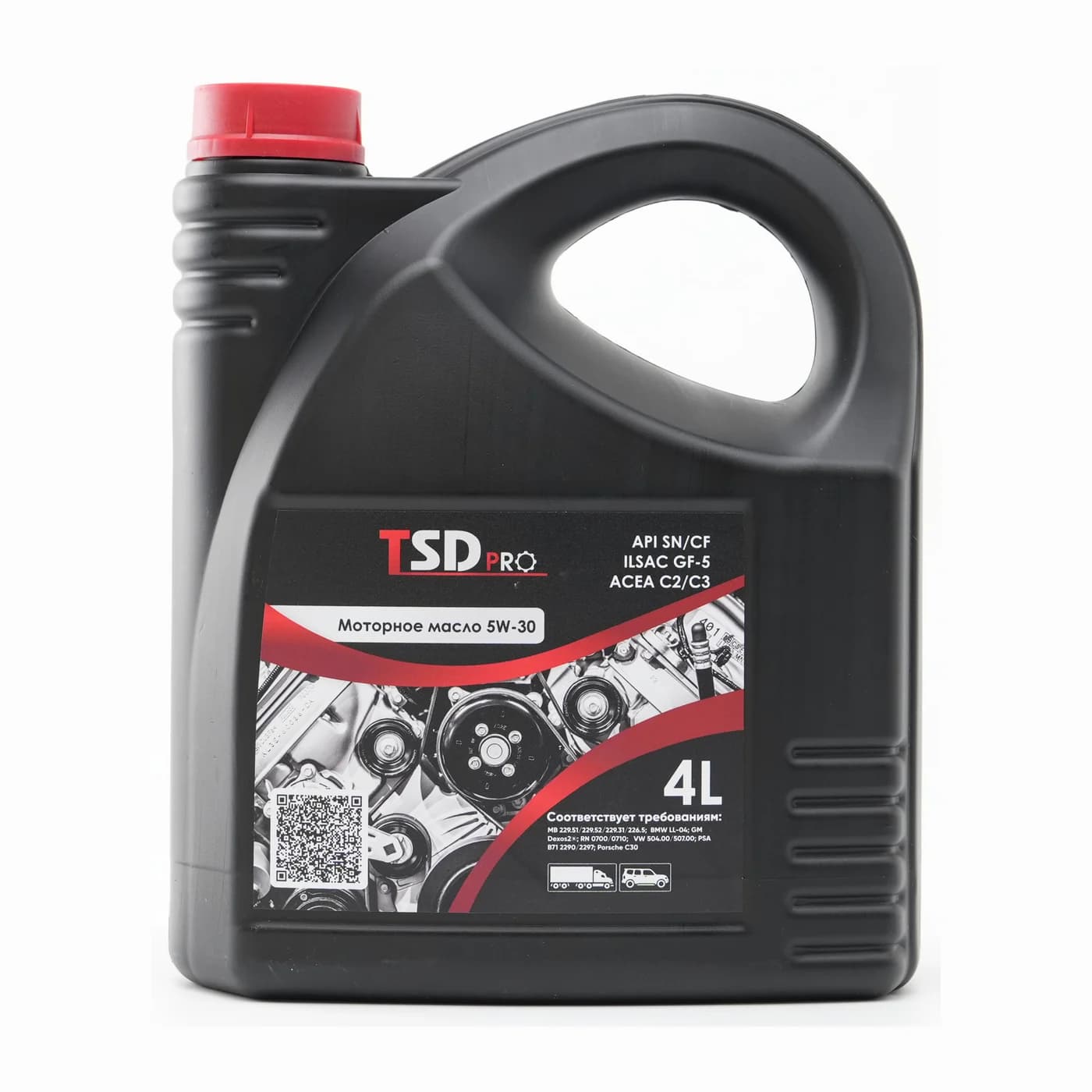 Моторное масло TSD PRO 5W-30, 4 л